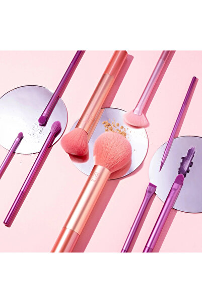 Real Techniques Insta Artist Brush Kit For Foundation, Blush, Bronzer, Concealer, 9 Piece Set