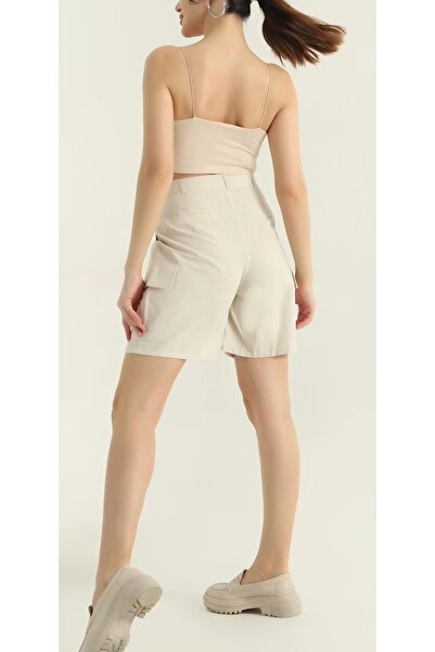 ÇİZGİN Kargo cepli şort