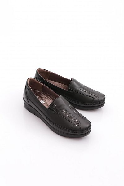 DGN Women's Comfort Shoes Genuine Leather Black 31133998