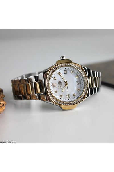 MICHAEL TOMMY Mt 325006 Lcsb33 Women's Wristwatch with Steel Band