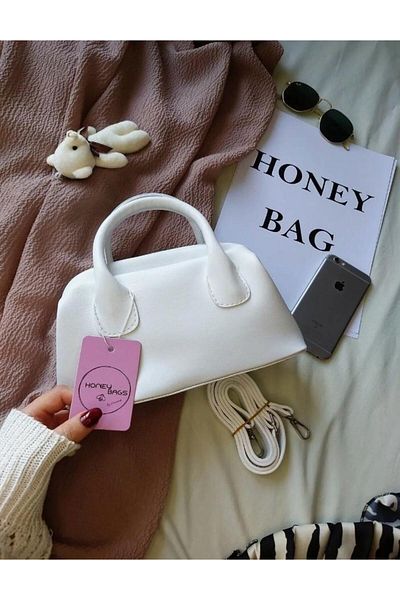 HONEY BAG Geantă de damă cu umăr alb pentru bursă