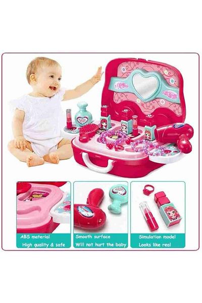 Generic Fashion Kids Makeup Kit Playset – Safe & Washable Pretend Makeup Toy For Girls Ages 3