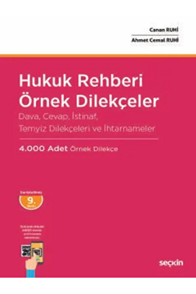 Seçkin Yayıncılık Hukuk Rehberi – Örnek Dilekçeler Dava, Cevap, İstinaf, Temy...
