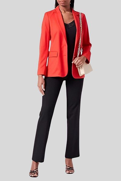 HUGO Regular Fit Women's Blazer Jacket Red