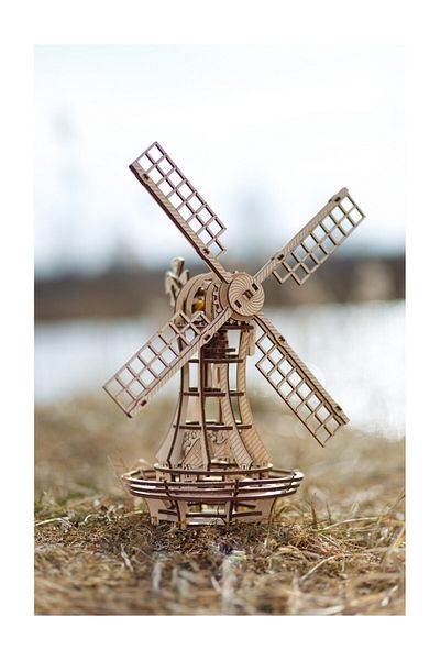 ROKR 3D Puzzle, Windmill, EWA, Wood, 227 Pieces