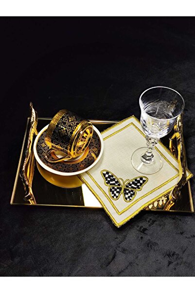 Nakıs bahcesi 6 مناديل تقديم القهوة، منديل الكوكتيل