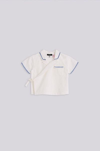 GB Baby Bg Store Baby Boy Off-White Shirt