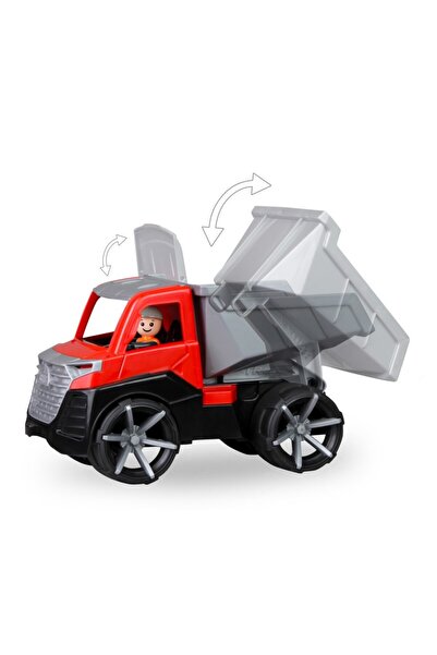 LENA Lena Truxx dump truck for children, 29 cm with figure included, +2 years