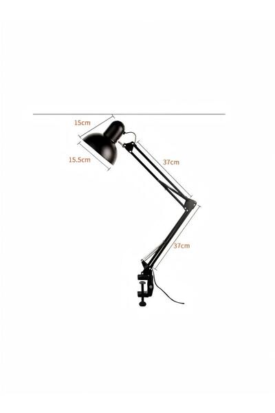 Generic Led Long Arm Eye Protection Desk Lamp,sulfur Metal Swing Arm Desk Lamp, Architect Clip-on Study Lamp