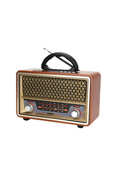 L'eDoren M-157Bt Nostaljik Bluetooth Radyo Mp3 Meier 24 Cm