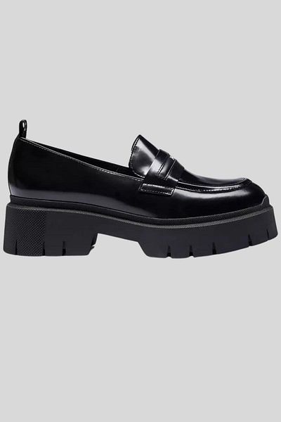 HUGO Kris Moccasin Women's Loafer Black