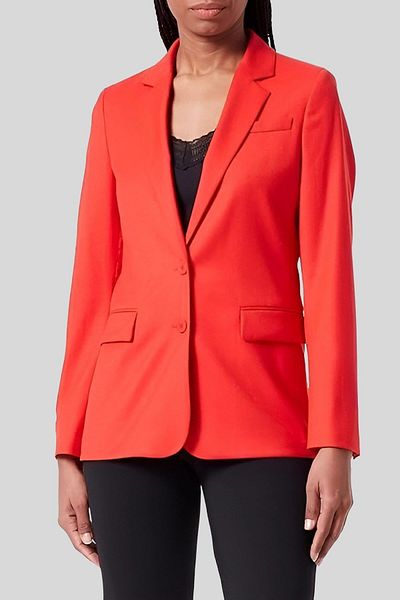 HUGO Regular Fit Women's Blazer Jacket Red