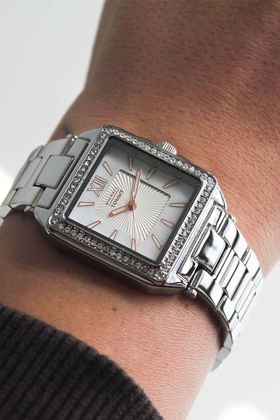 MICHAEL TOMMY Mt 325003 Lbrb33 Women's Wrist Watch with Steel Cord