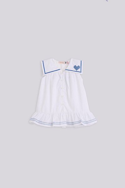 GB Baby Bg Store Baby Girl White Dress