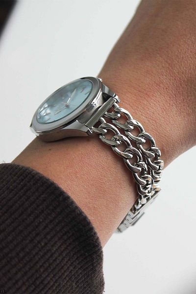 MICHAEL TOMMY Mt 325001 Lbbm03 Women's Wristwatch with Steel Cord