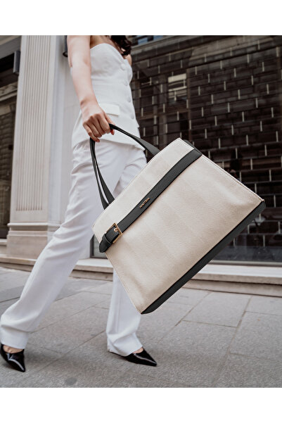 Nautica Beige-Black Women's Shoulder Bag Cn7239T