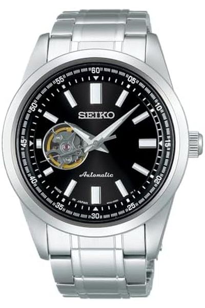 Seiko SEIKO Selection Mechanical Wristwatch, Automatic (Hand Winding), Open Heart, Case Back, Reinfo