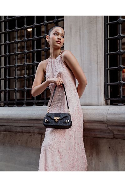 U.S. Polo Assn. Geantă de umăr pentru femei model negru Us25170
