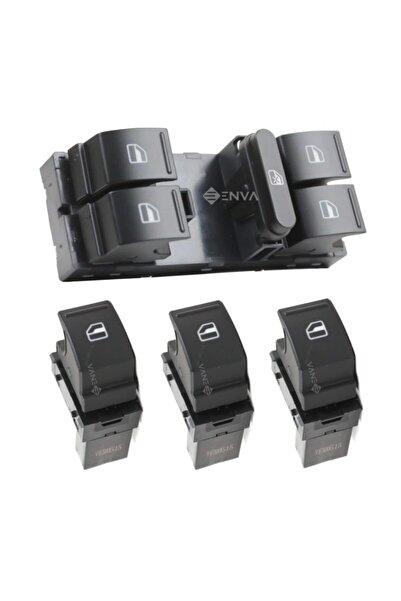 Genel Markalar Seat Leon Cam Açma Düğmesi Anahtarı Takım 2006--2012