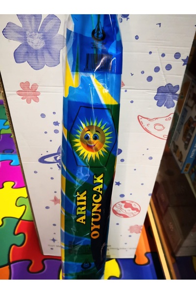 ARIK Güneş Resimli Oyuncak İpli Uçurtma Bahçe Park Dış Mekan Oyuncağı Altıgen...