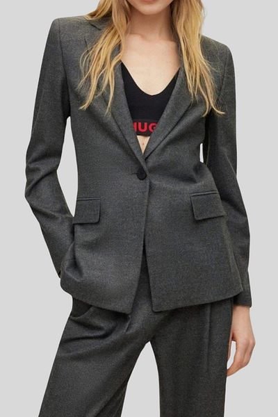 HUGO Blazer Jacket Gray