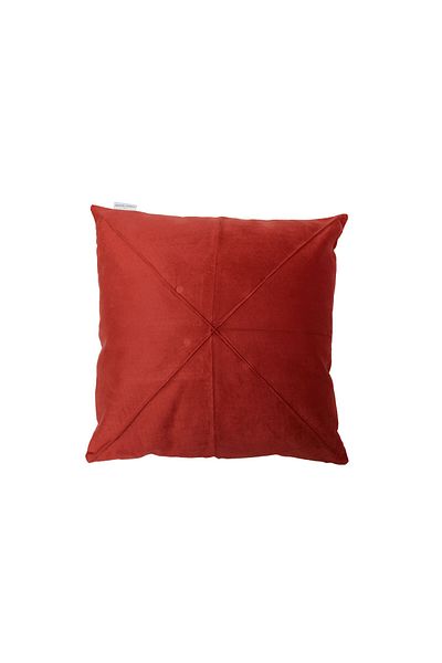 Homelux Clayton decorative pillowcase, velvet look, with zipper, 45x45 cm, burgundy