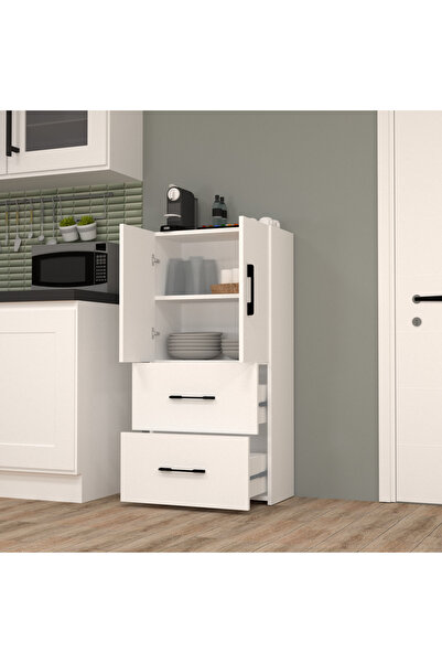 MOBİLİQUE Şahane No.6 Mutfak Dolabı Beyaz-Beyaz