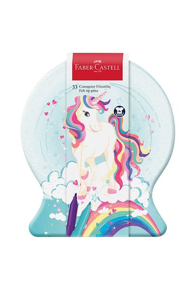 Faber Castell Set Of 33 Faber-castell Connector Unicorns