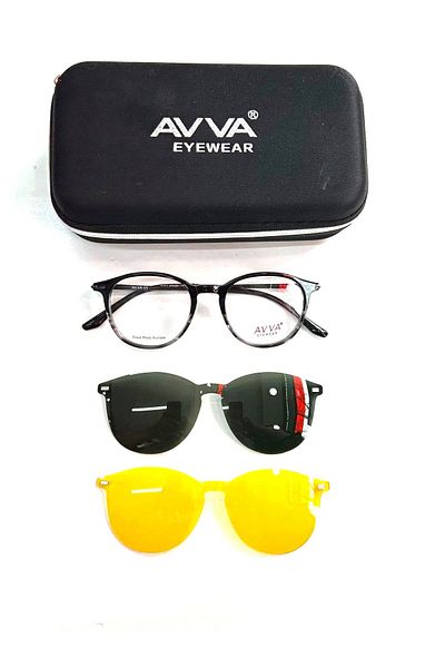 Avva 9363 C3 Polarized & Anti-Far Clip-On Unisex Sunglasses