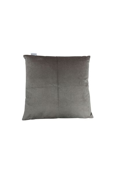 Homelux Collin decorative pillowcase, velvet look, with zipper, 45x45 cm, grey
