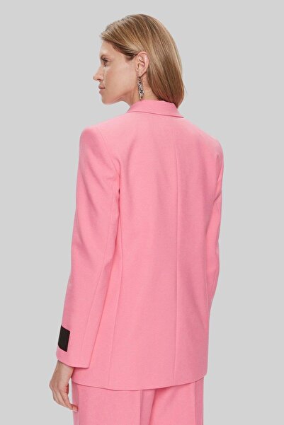 HUGO Kadın Aita Regular Fit Blazer Ceket Gri