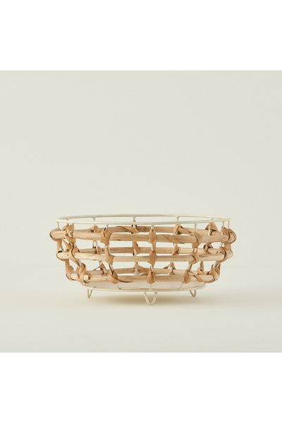 Bella Maison Dawn Round Basket Natural (27X12 cm)