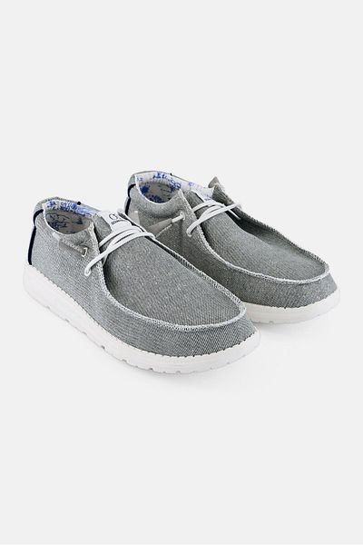 Ocean Pacific Men Lace Up Sneaker Shoe, Light Grey