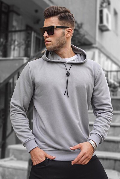 Madmext Dyed Gray Men's Sweatshirt 5334