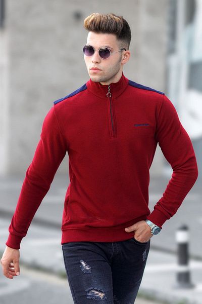 Madmext Ανδρικό φούτερ Claret Red 5155