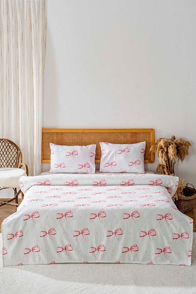 Riva Ribbon Patterned Double Printed Pique 200 X 220 cm