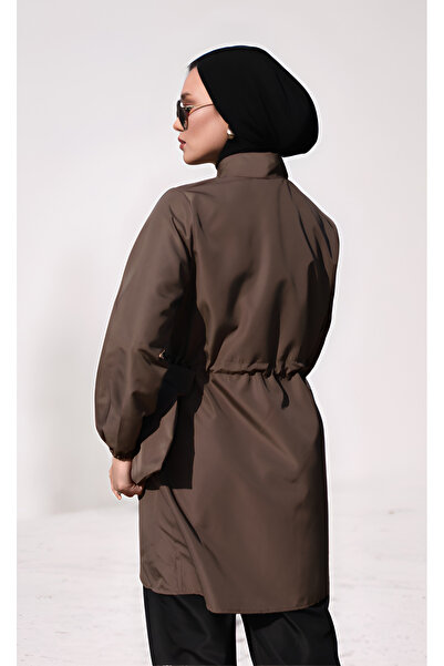 Vivezza Σετ μαγιό Hijab με κορδόνι που δένει τη μέση με μπόνε και τσάντα δώρο