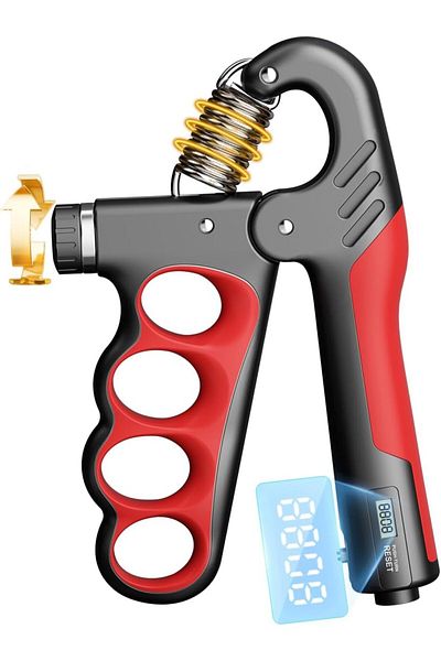 COOYA Intelligent Counting Grip, Adjustable Resistance 5-100kg, for Hand Rehabilitation Exercising