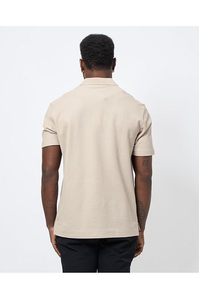 Armani Exchange Ανδρικό 100% βαμβακερό λογότυπο κοντομάνικο μπεζ μπλουζάκι με λαιμόκοψη XM000356 AF12758-U6154