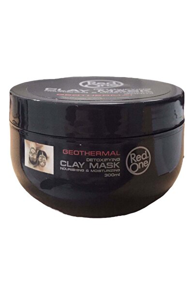 Red One قناع الطين الحراري الأرضي لإزالة السموم من ريد ون، 300 مل - تنظيف عمي...