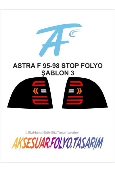 aksesuar folyo tasarım أوبل أسترا F إيقاف احباط 1995-1998 إيقاف احباط