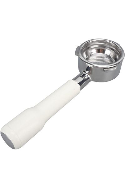 COOYA 58mm Bottomless Portafilter, 3 Ears Stainless Steel, Naked Portafilter with Filter Basket