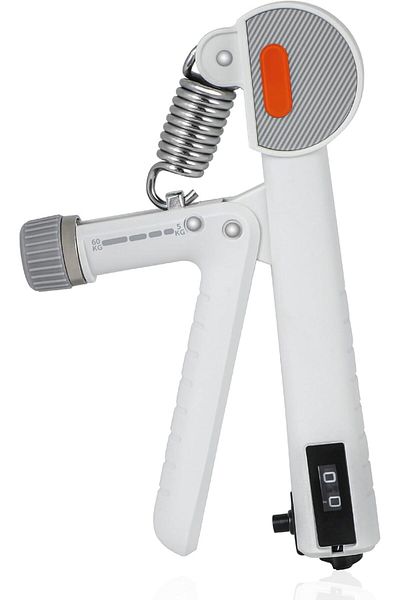 COOYA 2-In-1 Hand Grip Strength Trainer, With Counter, For Muscle Building And Injury Recovery, White