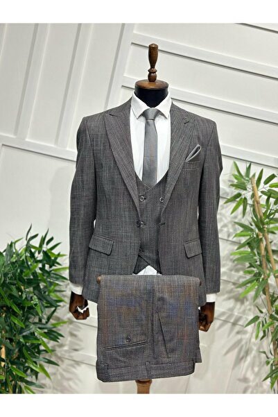 BT BABA TERZİ بدلة سترة سليم فيت سوداء