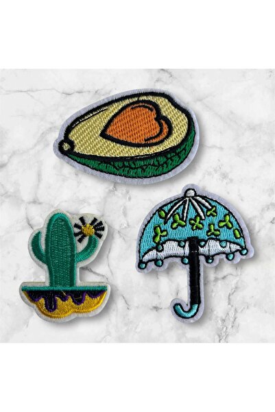 OZN AKSESUAR 3-dijelni vez koji se peglom pričvršćuje, vez koji se šiva, vez ...