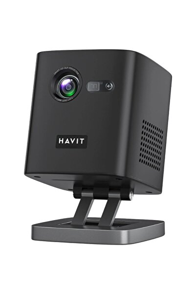 Havit PJ218 Pro Wi-Fi Android Taşınabilir 4K Projeksiyon Cihazı Siyah