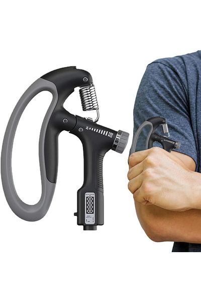 COOYA Hand Grip Strengthener, With Adjustable Resistance and Counter, for Home and Gym Fitness Workouts