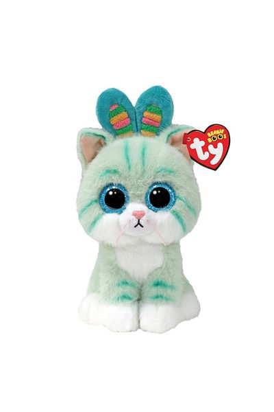 TY Beanie Boos Ty Beanie Boo's Turquoise Cat Gumdrop 15 cm
