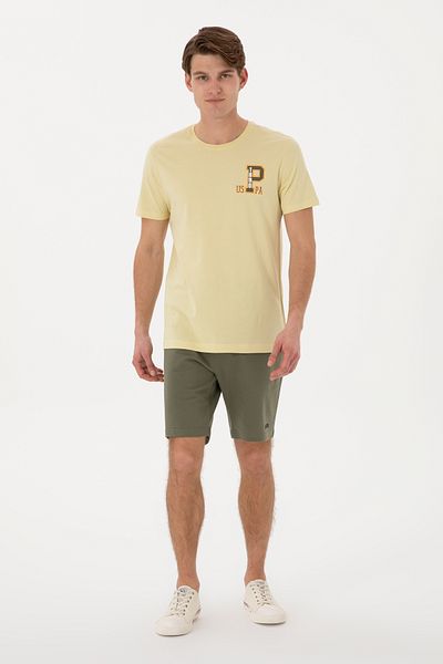 U.S. Polo Assn. Men's Dark Khaki Knitted Shorts 50305933 -Vr111