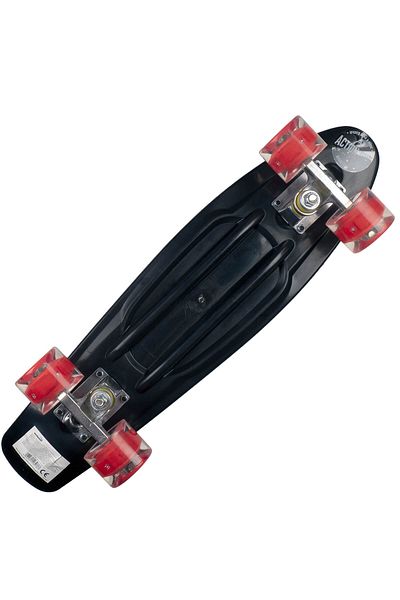ACTION ONE Penny Board Azteca 56x15 cm, cu roti luminoase PU, ABEC-7, cadru aluminiu, 90 KG